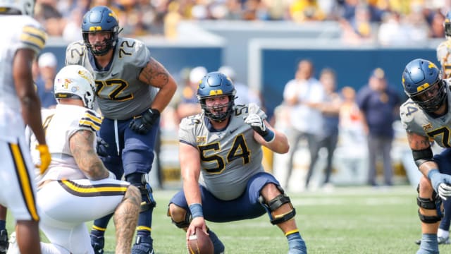 West Virginia center Zach Frazier.